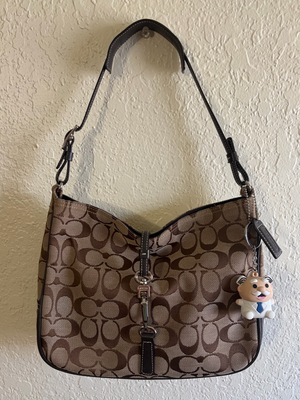 Coach Brown Hampton Shoulder Bag